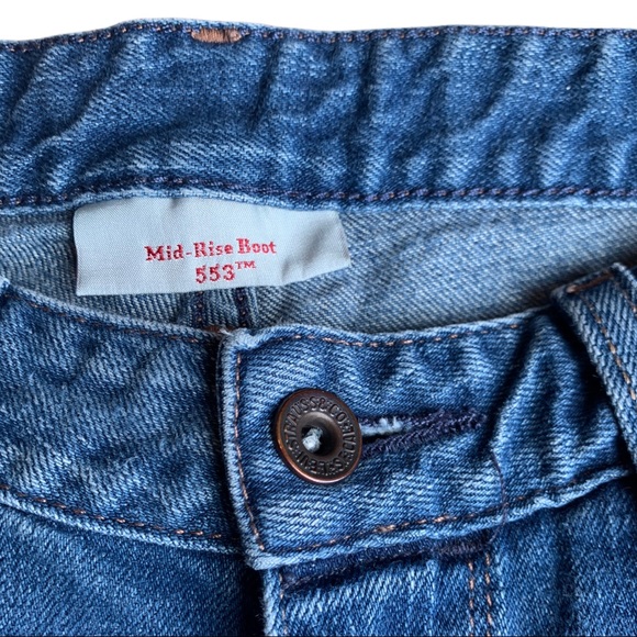 Levi's 553 Mid Rise Boot Size 4M (27W - Picture 2 of 9